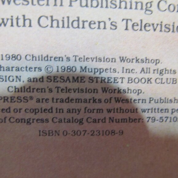 Vtg Sesame Street book Special Delivery 1980 ~ Sesame Street Muppets - Picture 7 of 13